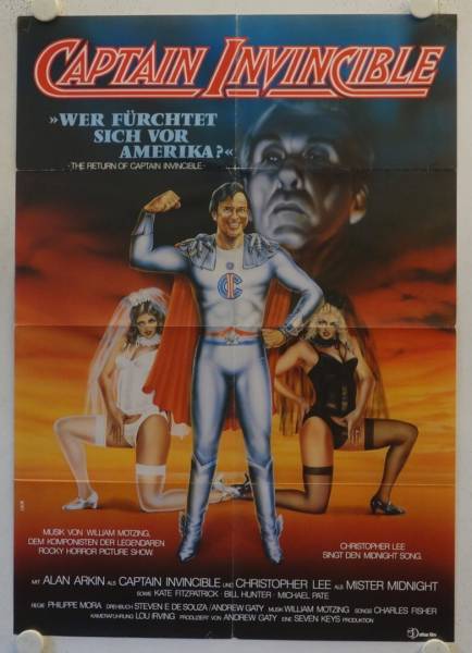 The Return of Captain Invincible original release german movie poster